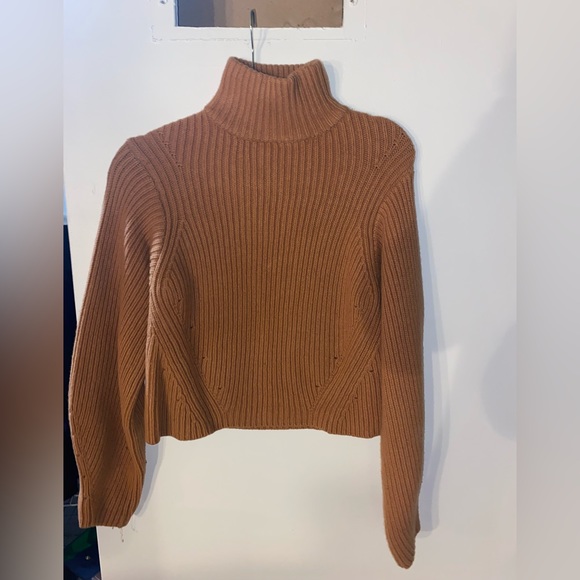 Brown Knit Mock Neck Sweater from H&M - Picture 1 of 2